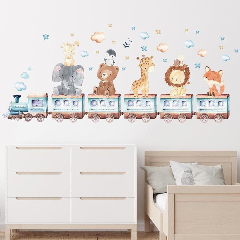 Cartoon wall deals stickers