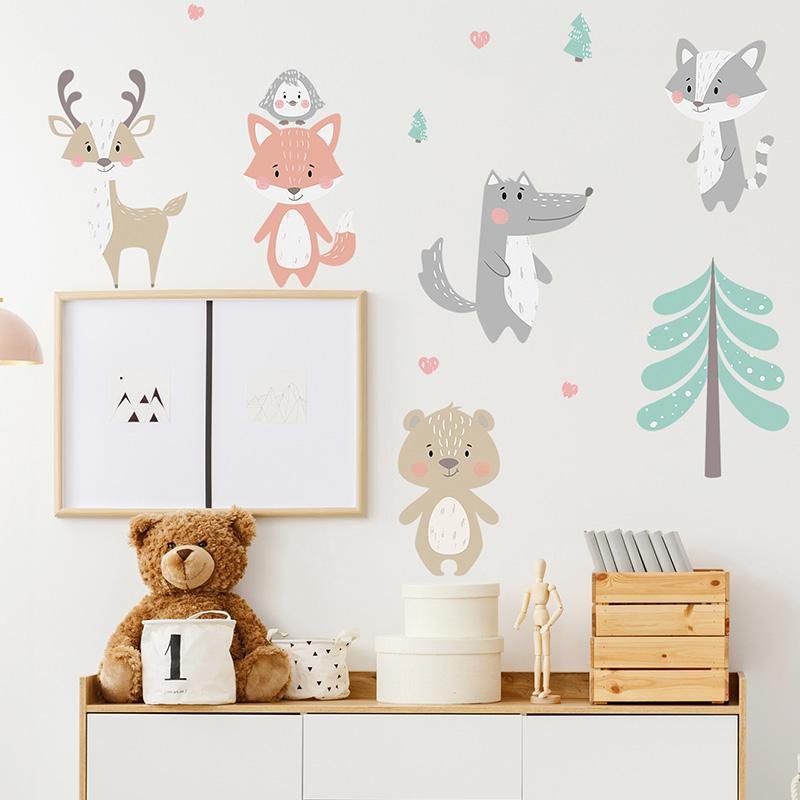 Animal wall deals stickers