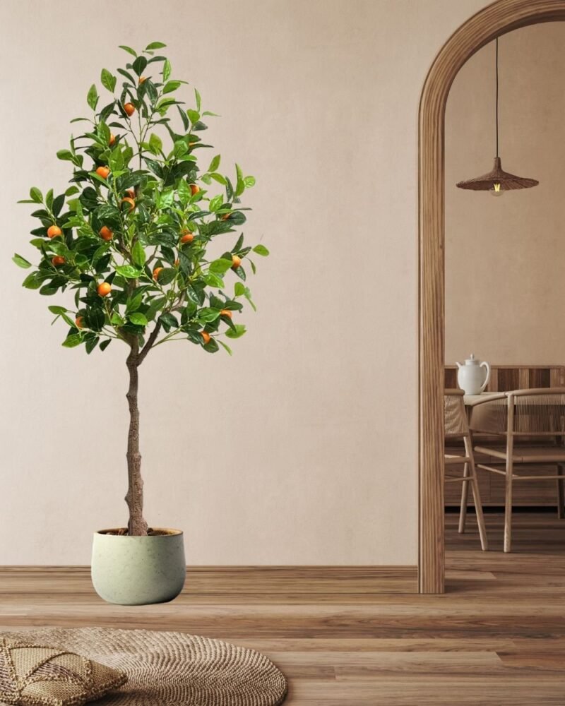 konstgjord nektarinträd - 160 cm Höjd - Bild 2