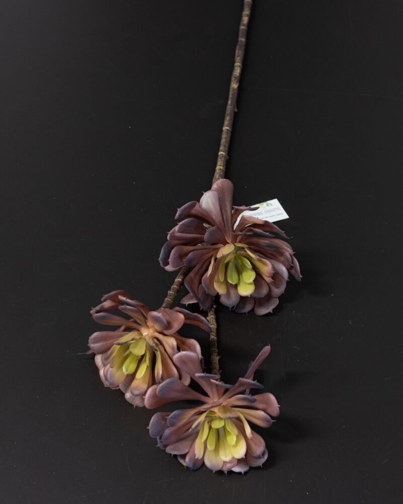 Konstgjord Lotusblomma lila – Naturtroget Bladverk 79 cm - Bild 6