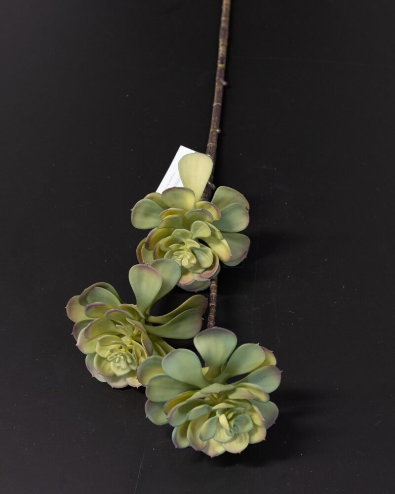 Konstgjord Lotusblomma Grön – Naturtroget Bladverk 79 cm - Bild 6