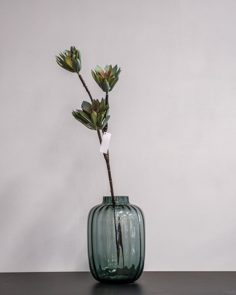 Konstgjord Lotusblomma Ljusgrön - 83 cm Naturtroget Bladverk