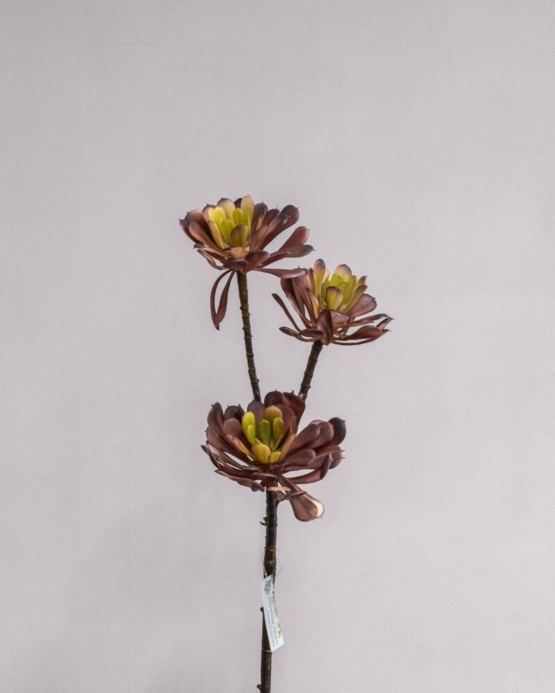 Konstgjord Lotusblomma lila – Naturtroget Bladverk 79 cm - Bild 3