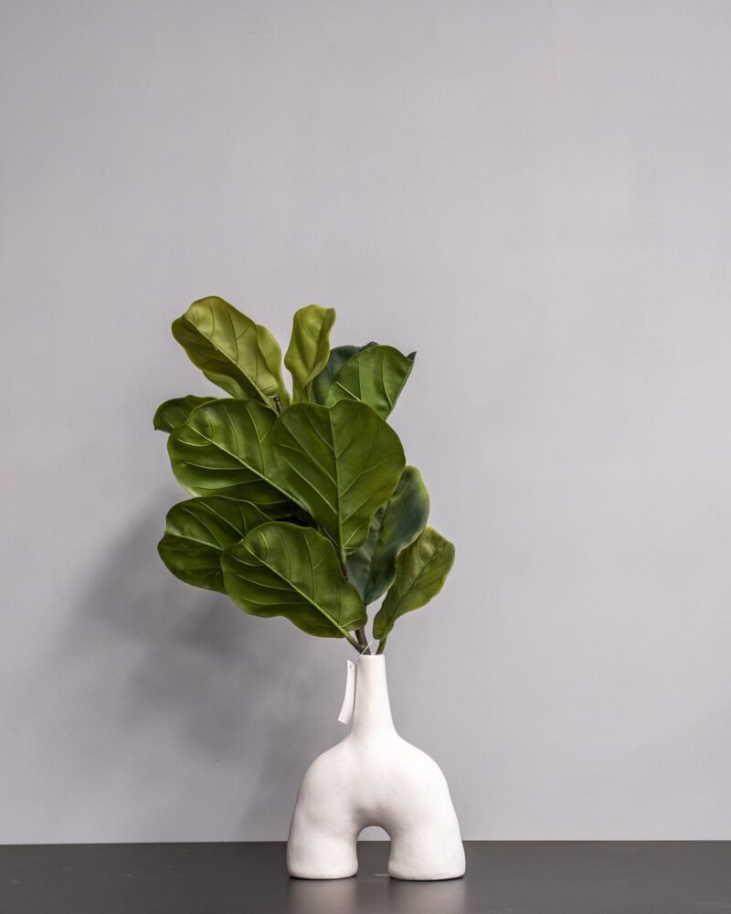 Konstväxt Fiolfikus bukett - 60x30 cm Naturtroget Bladverk - Bild 3